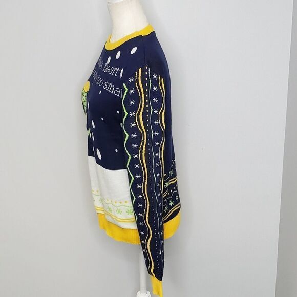 GET‎ UGLY Grinch Trump Christmas sweater unisex S - Picture 4 of 8